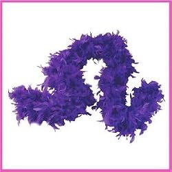 Purple Chandelle Feather Boa for Girls Princess Tea Party Dress up Costume