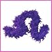 Purple Chandelle Feather Boa for Girls Princess Tea Party Dress up Costume