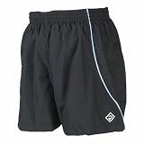 RONHILL Junior Square Cut Short , Age 11-12, BLACK/ROSSO