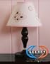 GEENNY Lamp Shade For Boutique Pink Brown Butterfly CRIB BEDDING SET