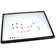 Glass Top Jewelry Coin Gemstone Display Case 12" New