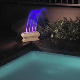 AquaGlow Rainbow Fountain from Garden Fountains