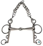 Gebisse, Pelham-Gebiss, Edelstahl, 12,5 cm,