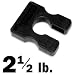 2.5 Lb Weight stack adapter plate