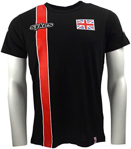 Tom Sykes 66 WSBK Stripe Black T-shirt Official New
