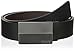 Kenneth Cole REACTION Men's 1 3/8 in. Flat Reversible Textered Plaque Belt