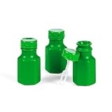 Mini Hexagon Green Bubble Bottles (4 dz)