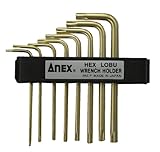 アネックス(ANEX) ヘクスローブレンチ 穴付8本組 ホルダー付 No.638