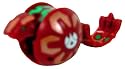 Bakugan Battle Brawlers Game Single LOOSE Figure Nova 12 Pyrus Serpenoid (Red)