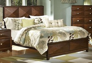 Queen Bed of Diamond Palace Collection by Homelegance
