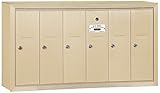 Salsbury Industries 3506SSP Surface Mounted Vertical Mailbox with Master Commercial Lock, Private Ac