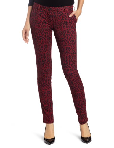 Maison Scotch Women's Worked-out Chinos, Magenta/Black, 28x32 Maison Scotch Women's Worked-out Chinos, Magenta/Black, 28x32