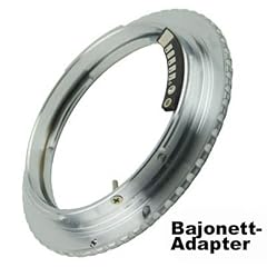 Halbautomatik-Adapter Pentax K Bajonett Objektiv an Canon EOS Kameras