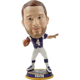 2010 Minnesota Vikings Brett Favre NFL Big Head Bobble