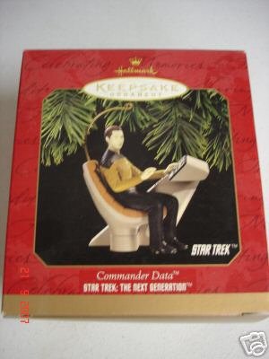 Hallmark Keepsake Ornament Star Trek The Next Generation Commander Data
