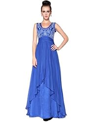 Empire   Waistline Vintage Jeweled Pleated Chiffon Evening Dress/Prom Dress 