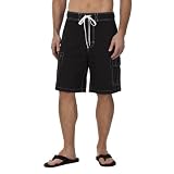 Merona® Solid Swim Short - Black