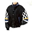 Wool and Leather Varsity Racing Jacket