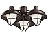 Emerson Ceiling Fan Light Fixtures LK40ORB Boardwalk Cage Ceiling Fan Light Kits,  Medium Base CFL Light Kit,  Oil Rubbed Bronze Ceiling Lamp