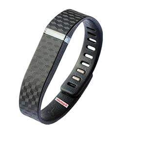 NIUTOP® Fitbit Flex Wristband Wrist Band Bracelet with Clasp Replacement Accessory for Fitbit Flex Activity and Sleep Tracker (3D  Black, Large)