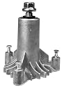 New Replacement for 130794 Spindle, or Mandrel, Craftsman, Poulan, Husqvarn, More.... with pre-tapped mounting holes, includes mounting bolts.