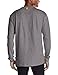 Caterpillar Men's Trademark Banner Long Sleeve Tee Shirts with Center Back Neck Wire Management Loop and CAT Logo, Dark Heather Grey, Large Tall