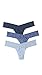 Hanky Panky Women's 3 Pack Something Blue Low Rise Thong