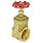 Dixon BGV250 Brass Gate Valve, 2-1/2" NPT Female