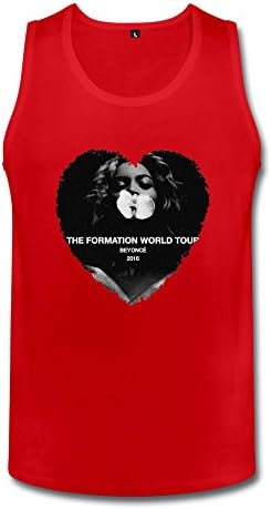 Beyonce Formation World Tour Tank Top For Mens T Shirts Red
