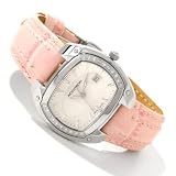 Accutron Women's Diamond Swiss Quartz Leather Strap Watch