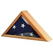 Cadet II Flag Display Case for 3ft x 5ft Flag in Oak