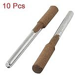 uxcell 研削 ヘッド　ビット　リューター 円筒形 研磨　バフ 研削工具 4mm 10個