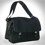 Prada Messenger / Laptop Bag V165 - Black Tessuto