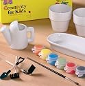 Window Sill Garden Plant Pot Ceramic Painting Set/Kit