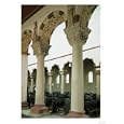 Interior of St. Michael Church with Arches, Romanesque, 12th Century Architecture Giclee Poster Print, 42x56