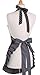 Flirty Aprons Women's Original Sassy Black Apron