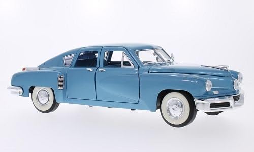 Tucker Torpedo, metallic-light blue, 1948, Model Car, Ready-made, Lucky The Cast 1:18