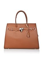 Anna Bork Bolso asa de mano Ab16006 (Cognac)