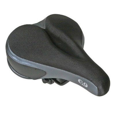 Sunlite Cloud-9 Bicycle Suspension Comfort Saddles, Comfort Gel Mens, Tri Color Lycra