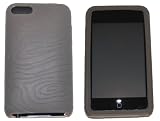KingCase Apple iPod Touch - 2nd & 3rd Generation * Silicone Case * Swirly Lines (Grey) 8GB, 16GB, 32GB, 64GB
