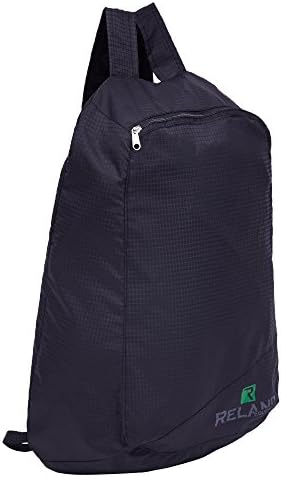 Reland Sackpack Ultra Lightweight Gymsack - Packable Into a Palm Size Pocket