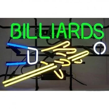 Neonetics Billiards Hand and Cue Neon Sign