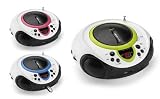Lenco SCD-38 Tragbares UKW-Radio mit CD/MP3-Player (USB 2.0) pink