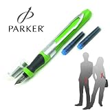 Parker Contact lime green fountain pen - takes ink cartridge - special edition collector's itemby Parker