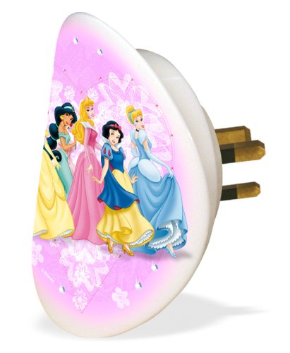 Childrens Toyshop  Kitchen & Housewares : Disney Princess Automatic Plug-in Night Light with sensor