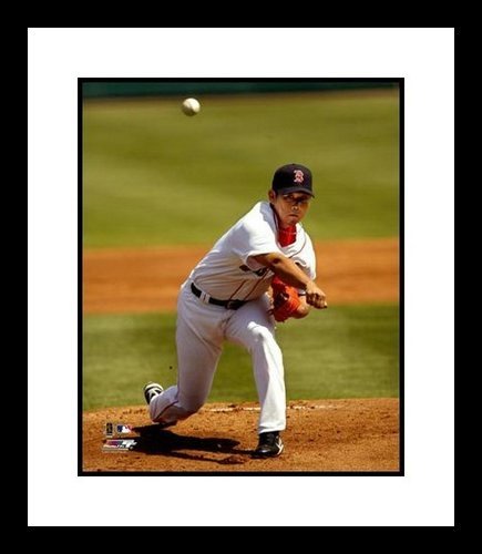 Daisuke Matsuzaka Framed 8x10 Photo - Boston Red Sox Pitching