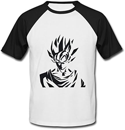 FYRC Custom Dragon Ball Z Goku Men's Baseball Shirt Medium Black