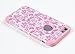 iPhone 6, DandyCase 2in1 Hybrid High Impact Hard Pink & White Flower Pattern + Silicone Case Cover for Apple iPhone 6 (4.7