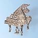 Grand Piano Pin White Diamond-like Swarovski Crystals Brooch Musical Pianist Jewelry ...