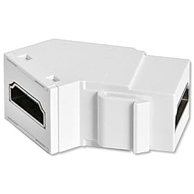 On-Q/Legrand WP1234-LA High Definition Multimedia Interface Keystone Insert, Light Almond
